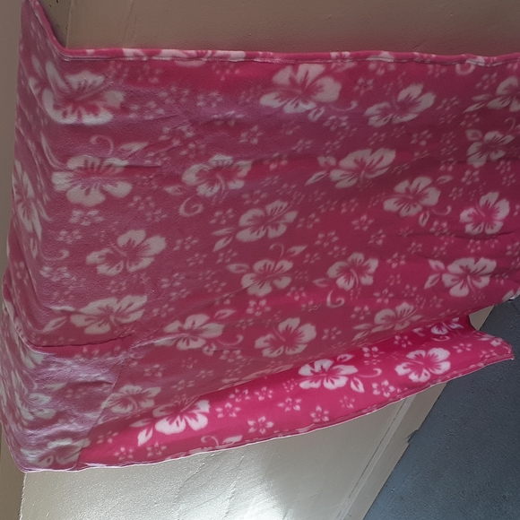 COPY - DENIM blue & Pink Dog Paw Print Tote bag Pet picnic Bag & Blanket 2 in 1 - Picture 11 of 16